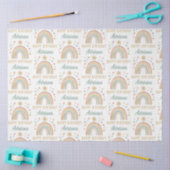 Aardbeien Waterverf Regenboog Zondag Naam Tissuepapier (Craft)