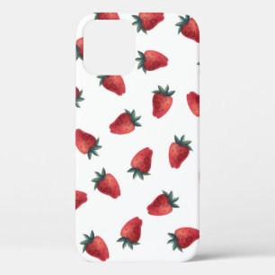 Aardbeien Waterverf: speels naadloos patroon Case-Mate iPhone Case
