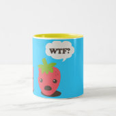 Aardbeien (WTF?) Tweekleurige Koffiemok (Center)