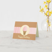 Aardbeien Zacht Serve Kaart (Gele Bloem)