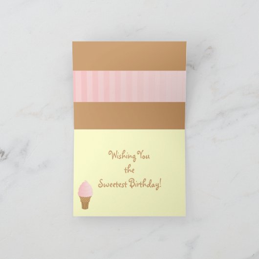 Aardbeien Zacht Serve Kaart (Binnen)