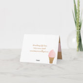 Aardbeien Zacht Serve Kaart (Achterkant)