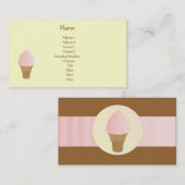 Aardbeien Zacht Serve Visitekaartje (Voorkant / Achterkant)