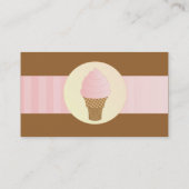 Aardbeien Zacht Serve Visitekaartje (Achterkant)