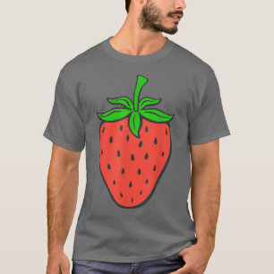 Aardbeien zee zomerzonvakantie vegan swe t-shirt