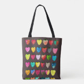 Aardbeien zoetheid cute fruit waterverf tote bag (Achterkant)