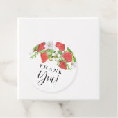 Aardbeien Zomer Bruiloft Bedankt Bedankjes Labels (In situ)