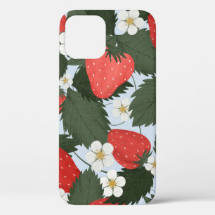 Aardbeien: zomerfruit patroon ontwerp. Case-Mate iPhone case