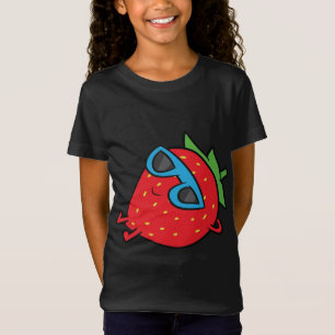Aardbeien Zonneglazen aardbeien T-shirt