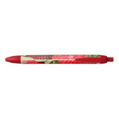 Aardbeien Zwarte Inkt Pen (Achterkant)