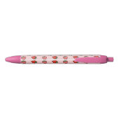 Aardbeien Zwarte Inkt Pen (Achterkant)
