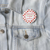 Aardbeienallergie Alert - Kinder Ronde Button 5,7 Cm (In situ)