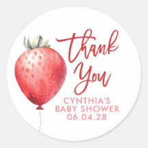 Aardbeienballon Leuk Plezier Dank u