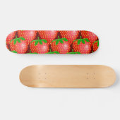 Aardbeienbehangpapier Persoonlijk Skateboard (Horizontaal)