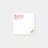 Aardbeienbelettering Post-it® Notes (Voorkant)