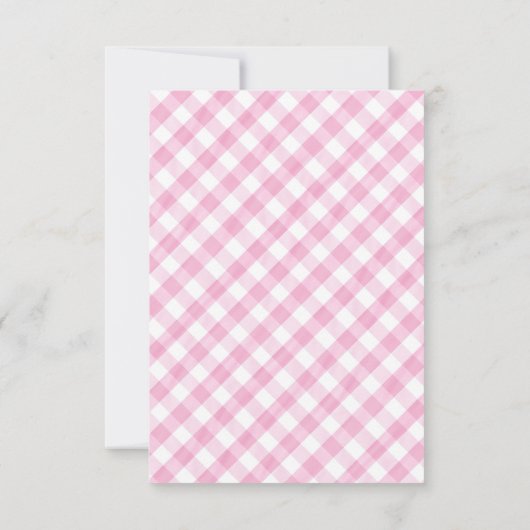 Aardbeienbes eerst bedankkaart (Achterkant)