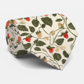 Aardbeienbes Stropdas (Opgerold)