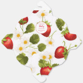 aardbeienbes-zoet Baby shower Bedankdoosjes (Ongevouwen)