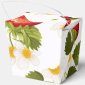 aardbeienbes-zoet Baby shower Bedankdoosjes (Achterkant)