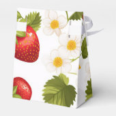 aardbeienbes-zoet Baby shower Bedankdoosjes (Achterkant)