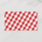 Aardbeienbessen Dweet Baby shower Diaper Raffle Informatiekaartje (Achterkant)