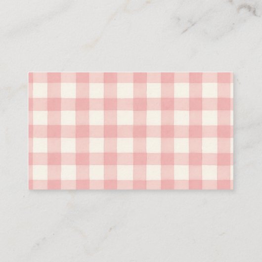 Aardbeienbessen hielden van boeken voor Baby showe Informatiekaartje (Achterkant)