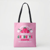 Aardbeienbessenzoet Afstuderen Tote Bag (Voorkant)