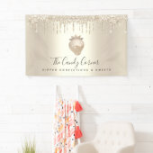 Aardbeienbetjes Gold Glitter Drives Spandoek (Insitu)