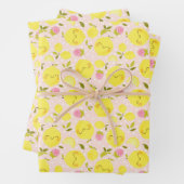 Aardbeienbleekroze omslagpapier inpakpapier vel (In situ)