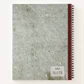 Aardbeienbloemen en fruit gepersonaliseerde comp notitieboek (Achterkant)