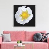 Aardbeienbloesem uitgerekt doek canvas afdruk (Insitu (Woonkamer))