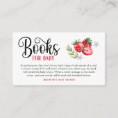 aardbeienboekaanvraag Baby shower Enclos Informatiekaartje (Voorkant)