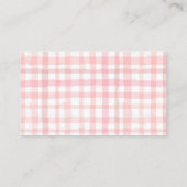 Aardbeienboeken voor Baby shower van Baby Informatiekaartje (Achterkant)