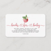 Aardbeienboeken voor de kaart van de baby (Voorkant)