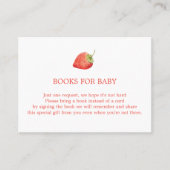 Aardbeienboeken voor de Kaart van de behuizing van Visitekaartje (Voorkant)