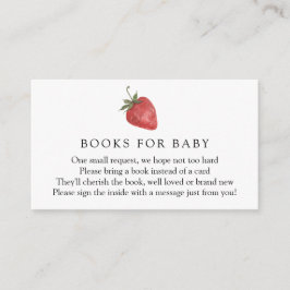 Aardbeienboeken voor de uitbreidingskaart voor Bab Informatiekaartje