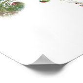 Aardbeienboomfractal Poster (Hoek)