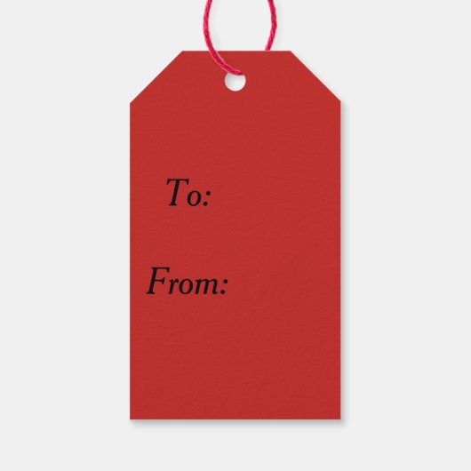 Aardbeiencadeau Label op de markt van de landbouwe Cadeaulabel (Achterkant)