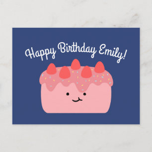 AardbeienCake Briefkaart