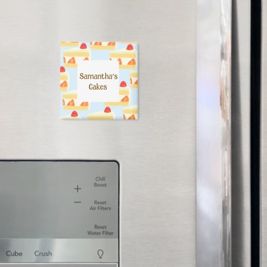 AardbeienCake Magneet (Insitu (Koelkast))