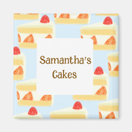 AardbeienCake Magneet