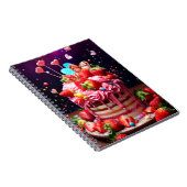 AardbeienCake Notitieboek (Rechterzijde)