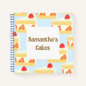 AardbeienCake Notitieboek (Voorkant)