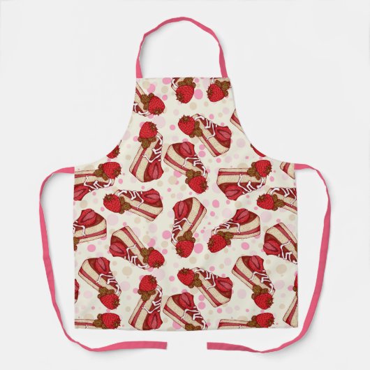 AardbeienCake Schort (Voorkant)