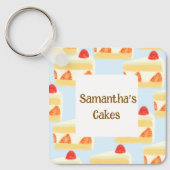 AardbeienCake Sleutelhanger (Voorkant)