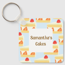 AardbeienCake Sleutelhanger