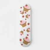 Aardbeienchocolade Cupcake Persoonlijk Skateboard (Voorkant)