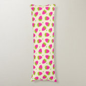 aardbeiencrème lichaamskussen (Voorkant Verticaal)