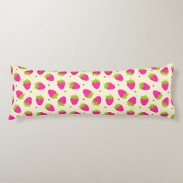 aardbeiencrème lichaamskussen