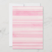 Aardbeiencupcake 1e verjaardag uitnodiging – Prett (Achterkant)